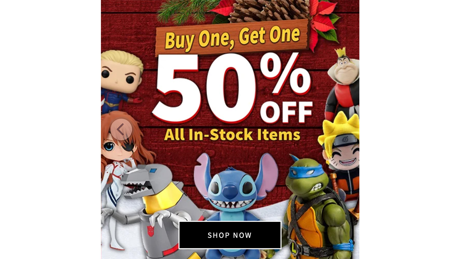 Entertainment Earth BOGO 50% Off In Stock Products And Extra 10% Off With Exclusive Link