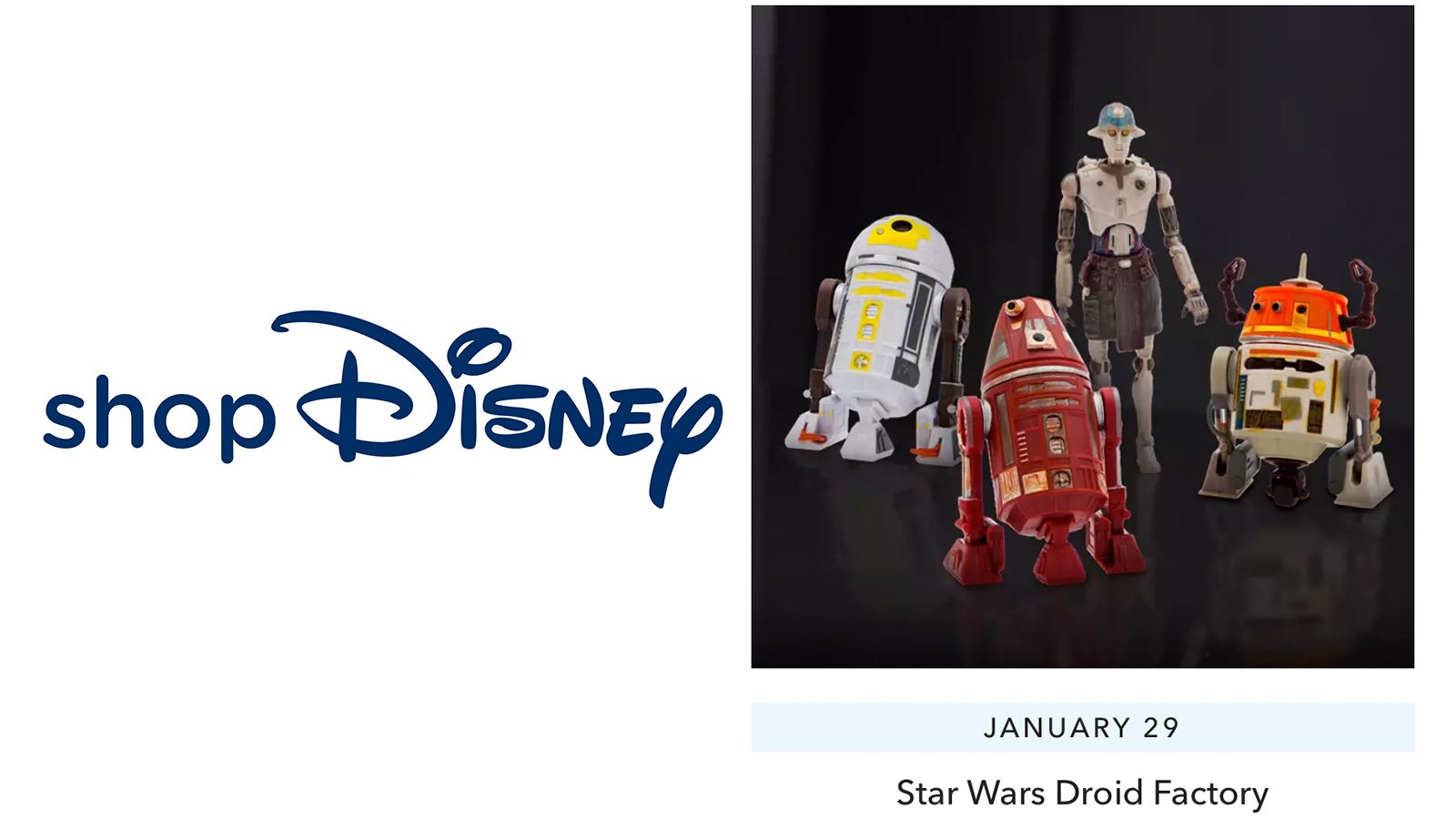 New Droid Factory 4-Pack Coming To Shop Disney 1/29/24