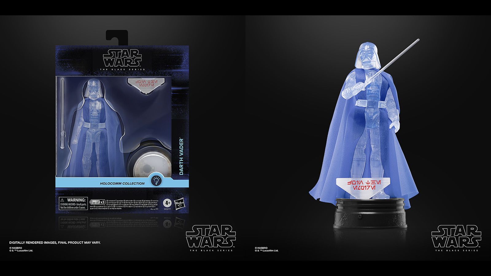 Press Release & Preorder Now - Amazon Exclusive TBS 6-Inch Holocomm Darth Vader
