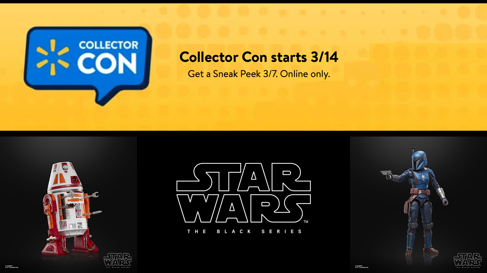 Now Live Walmart’s 2024 Collector Con Star Wars Collector