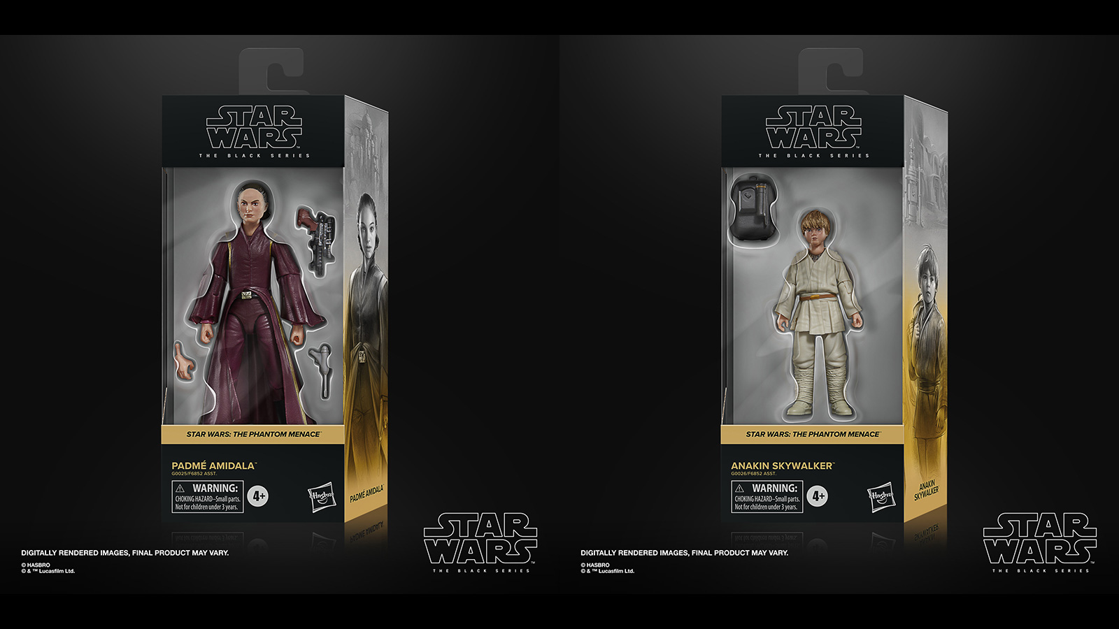 In Stock At Amazon - Exclusive TBS 6-Inch Padme & Anakin TPM Figures