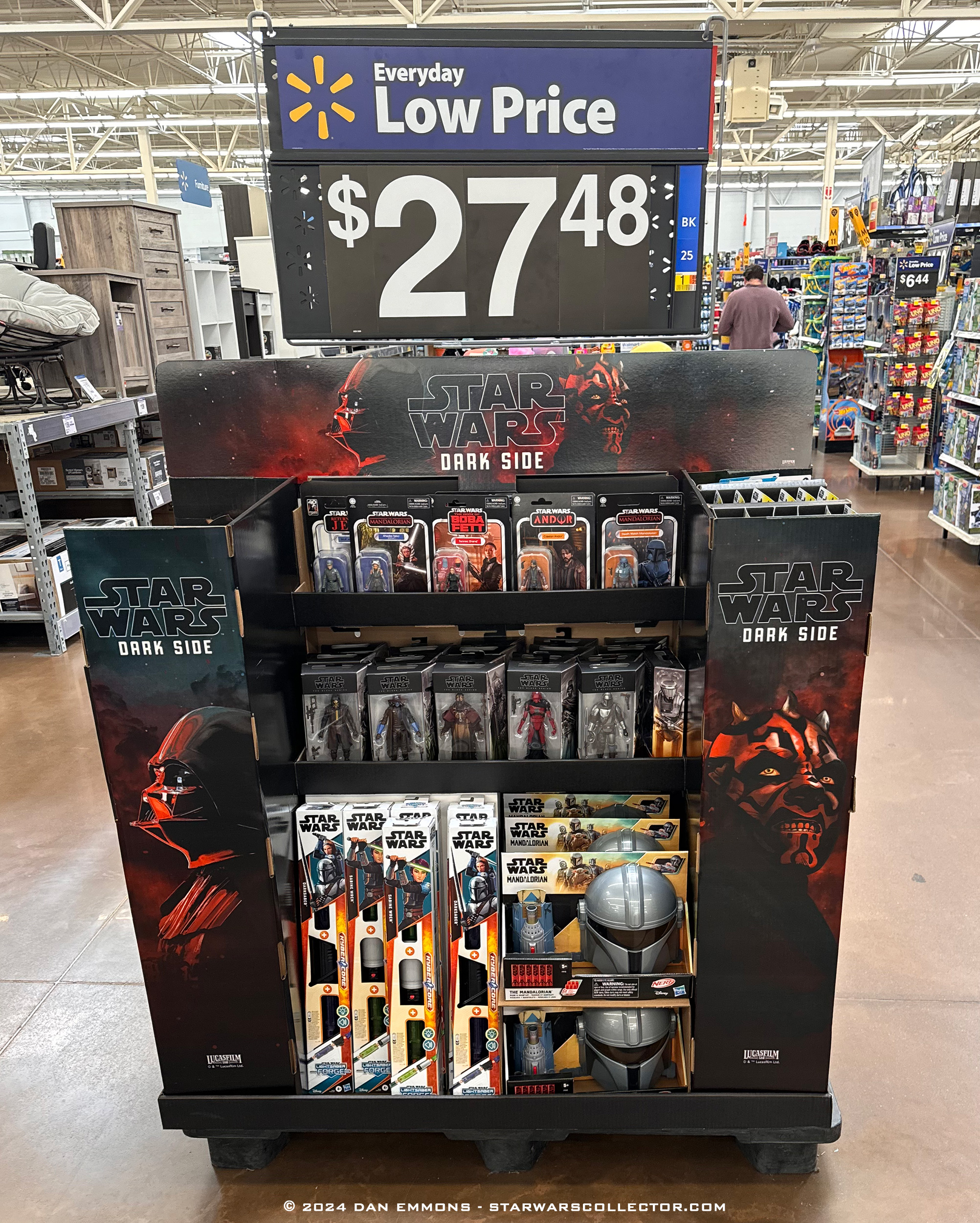 New Hasbro Star Wars Dark Side Pallet Display Found At Walmart