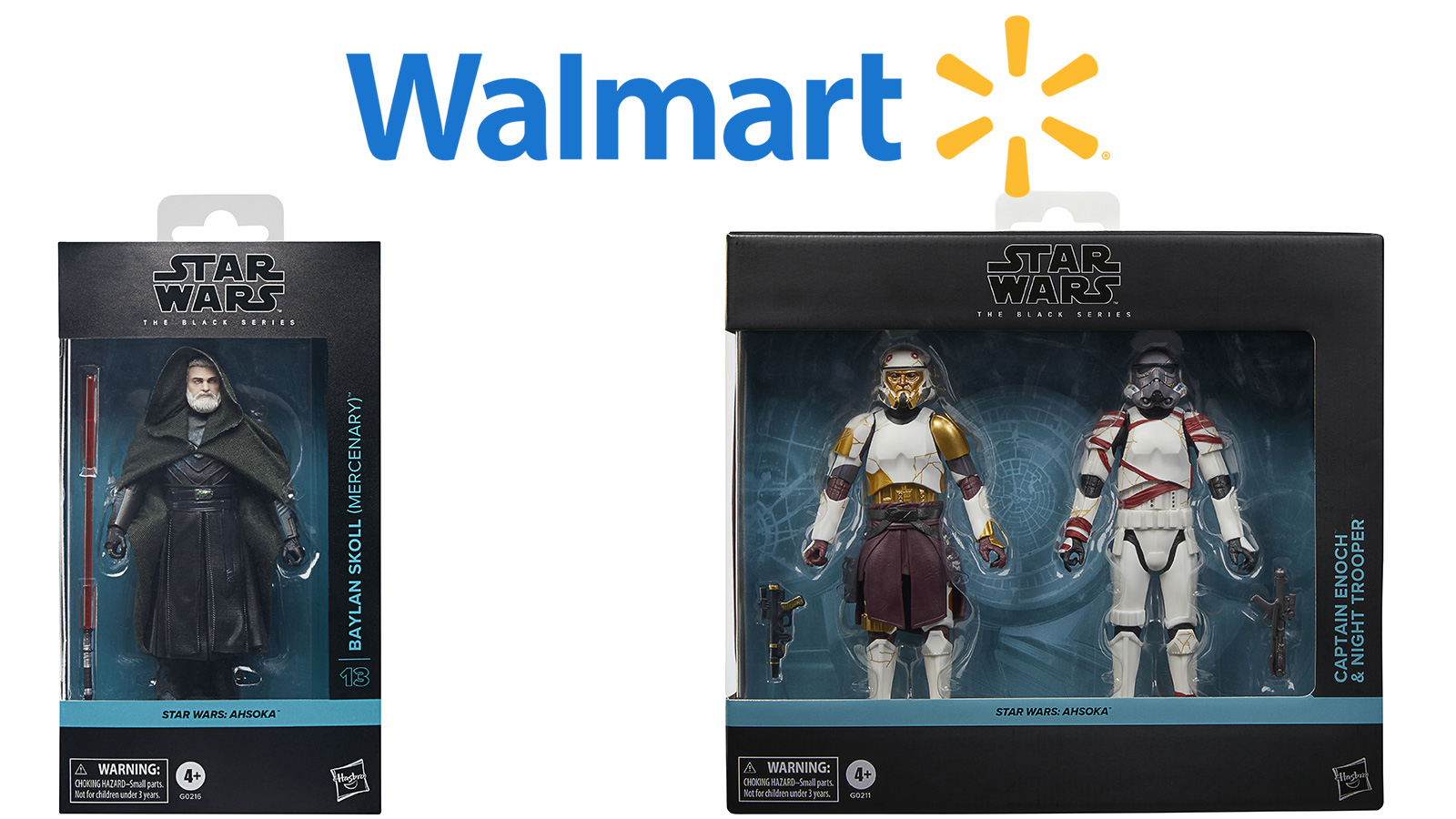 Preorder Now - Walmart Exclusive TBS Captain Enoch & Night Trooper Set And Baylan