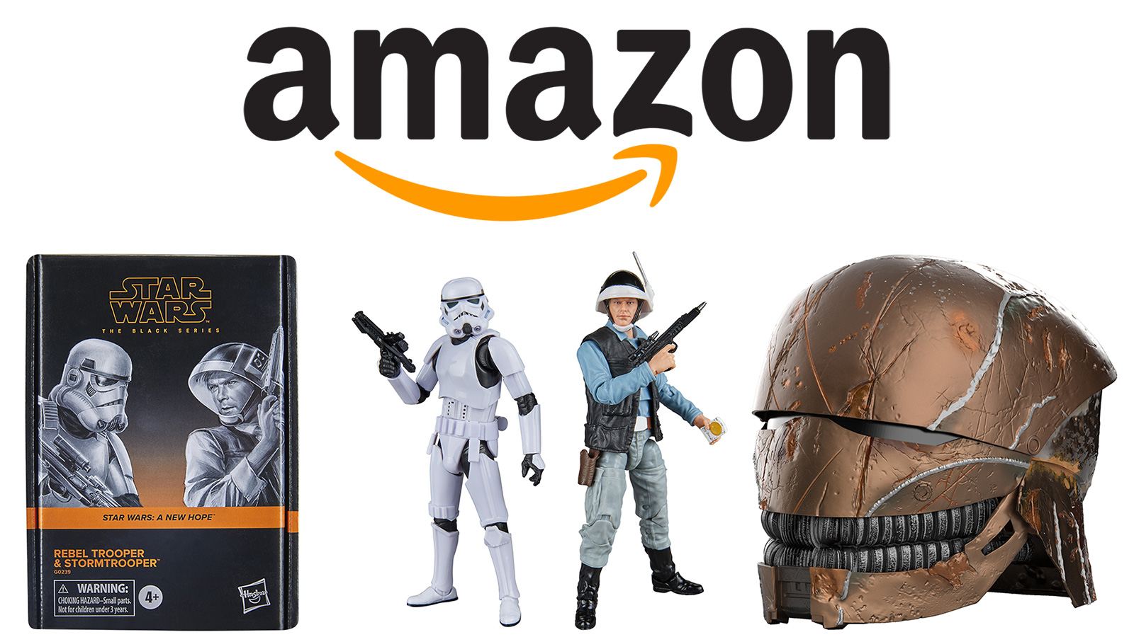 Preorder Now At Amazon - TBS Rebel Trooper & Stormtrooper Set And The Stranger Helmet