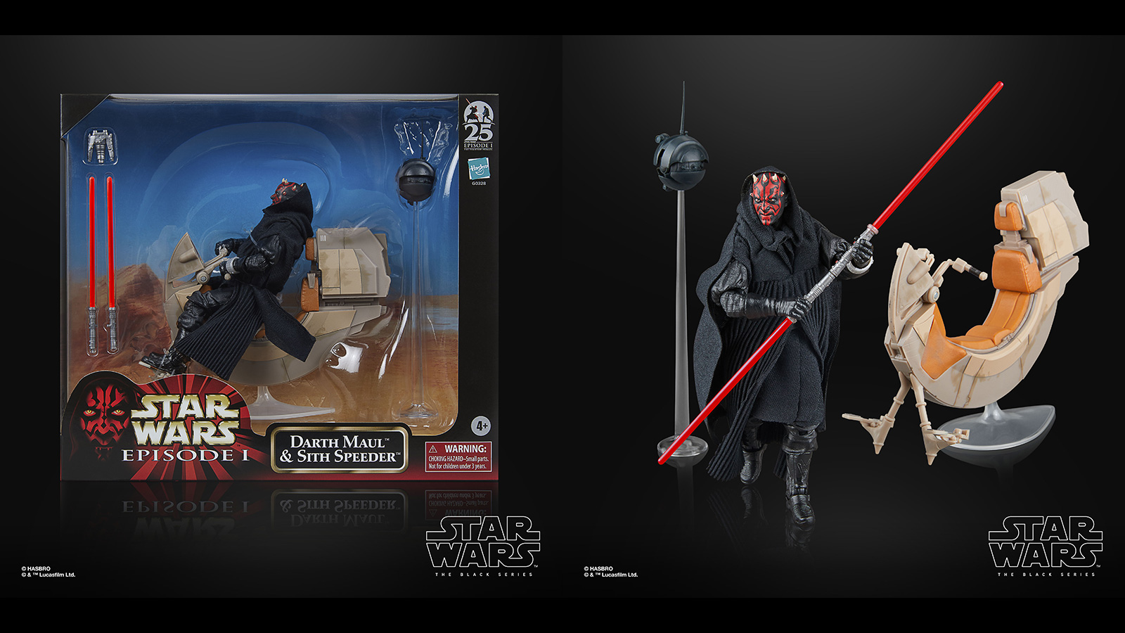 Press Release - Exclusive 2024 SDCC TBS 6-Inch Darth Maul & Sith Speeder