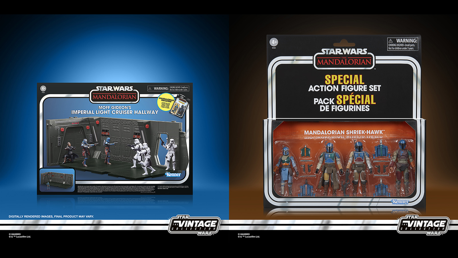 Press Release- Exclusive TVC Imperial Light Cruiser Hallway Playset & Mandalorian Shriek-Hawks Set