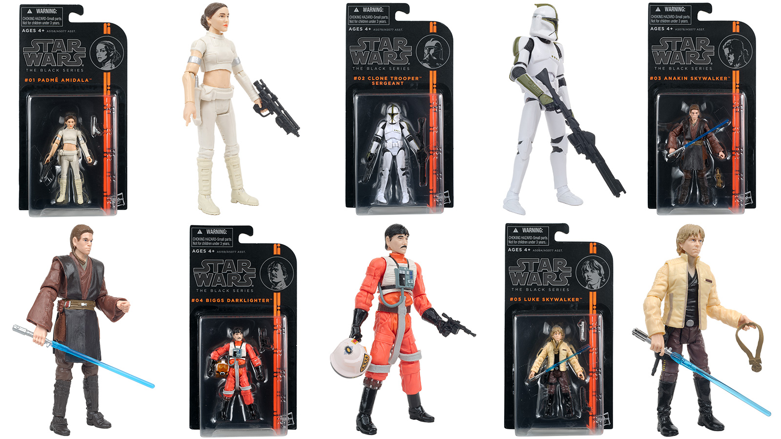 Photo Gallery Update - The Black Series 3.75-Inch (Orange Card) #01 - #05 Figures