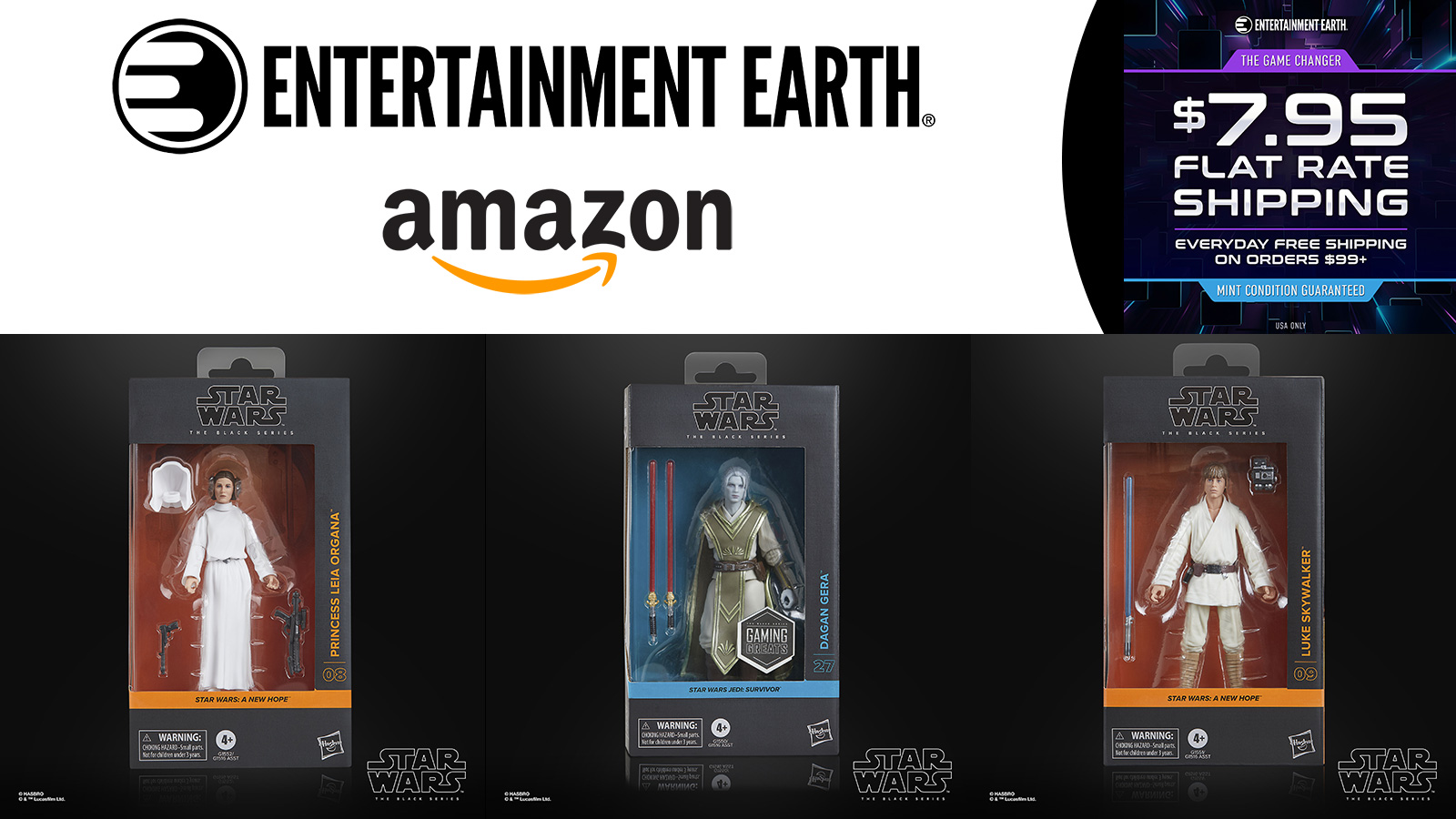 Preorder Now At Entertainment Earth & Amazon - TBS 6-Inch Luke, Leia, & Dagan