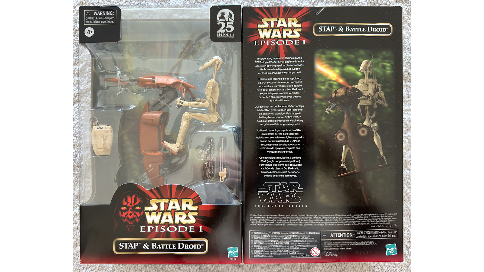 Mail Call - Hasbro’s 2024 Pulse Con Exclusive TBS 6-Inch STAP & Battle Droid Set