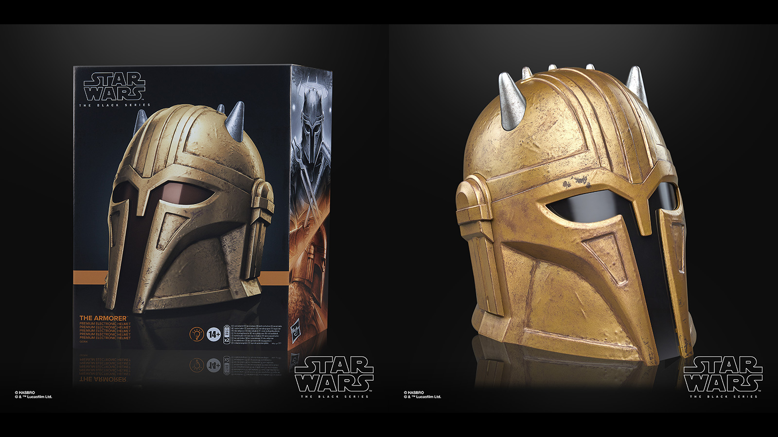 Press Release - Exclusive The Black Series The Armorer Electronic Helmet