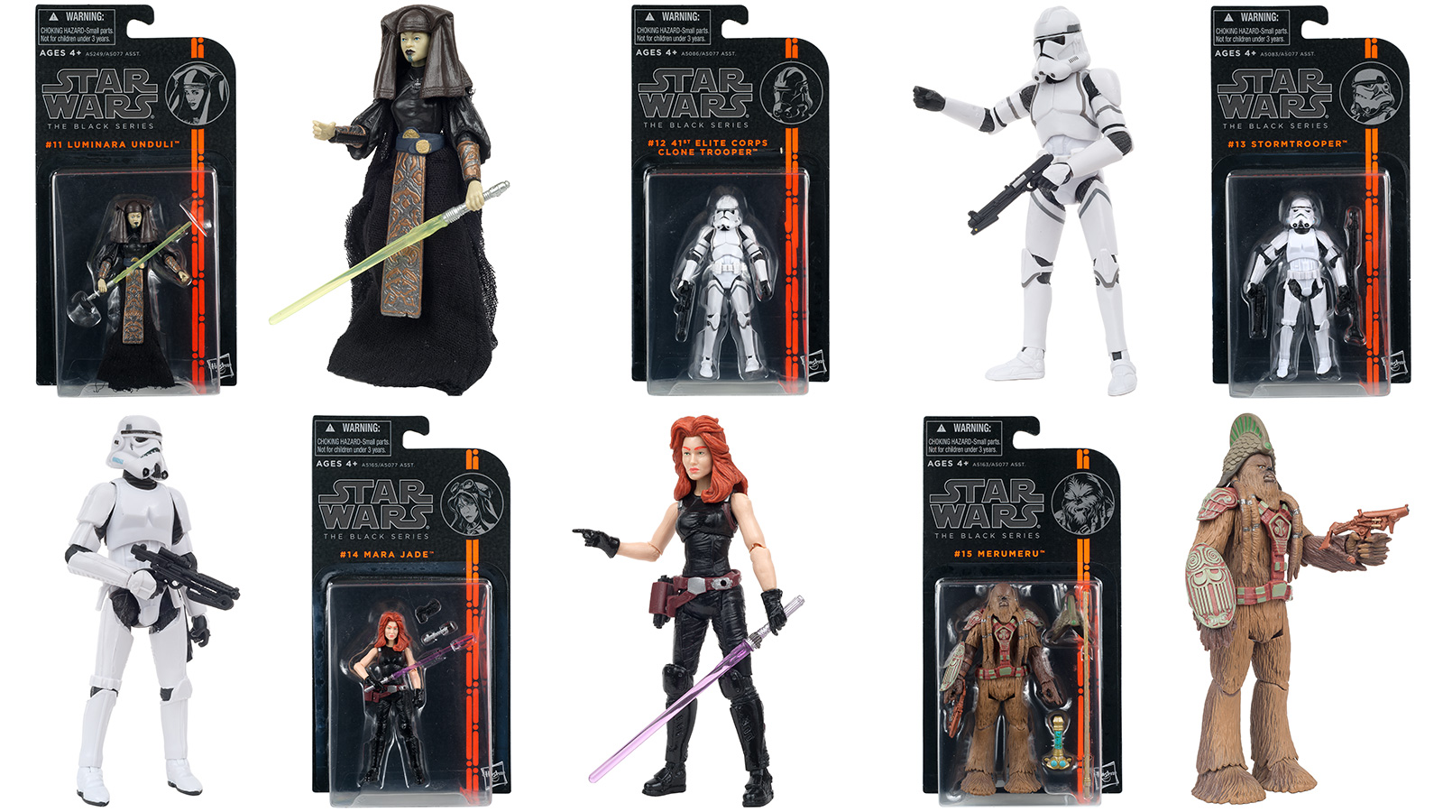 Photo Gallery Update - The Black Series 3.75-Inch (Orange Card) #11- #15 Figures