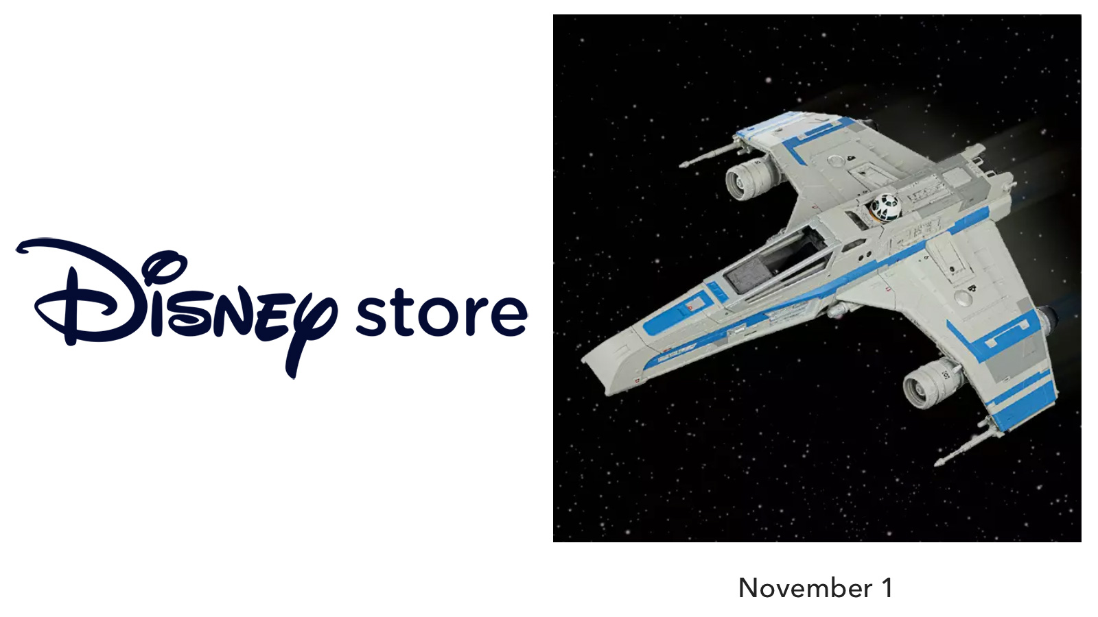 Available At Disney Store 11/1/24 - Exclusive TVC New Republic E-Wing & KE4-N4