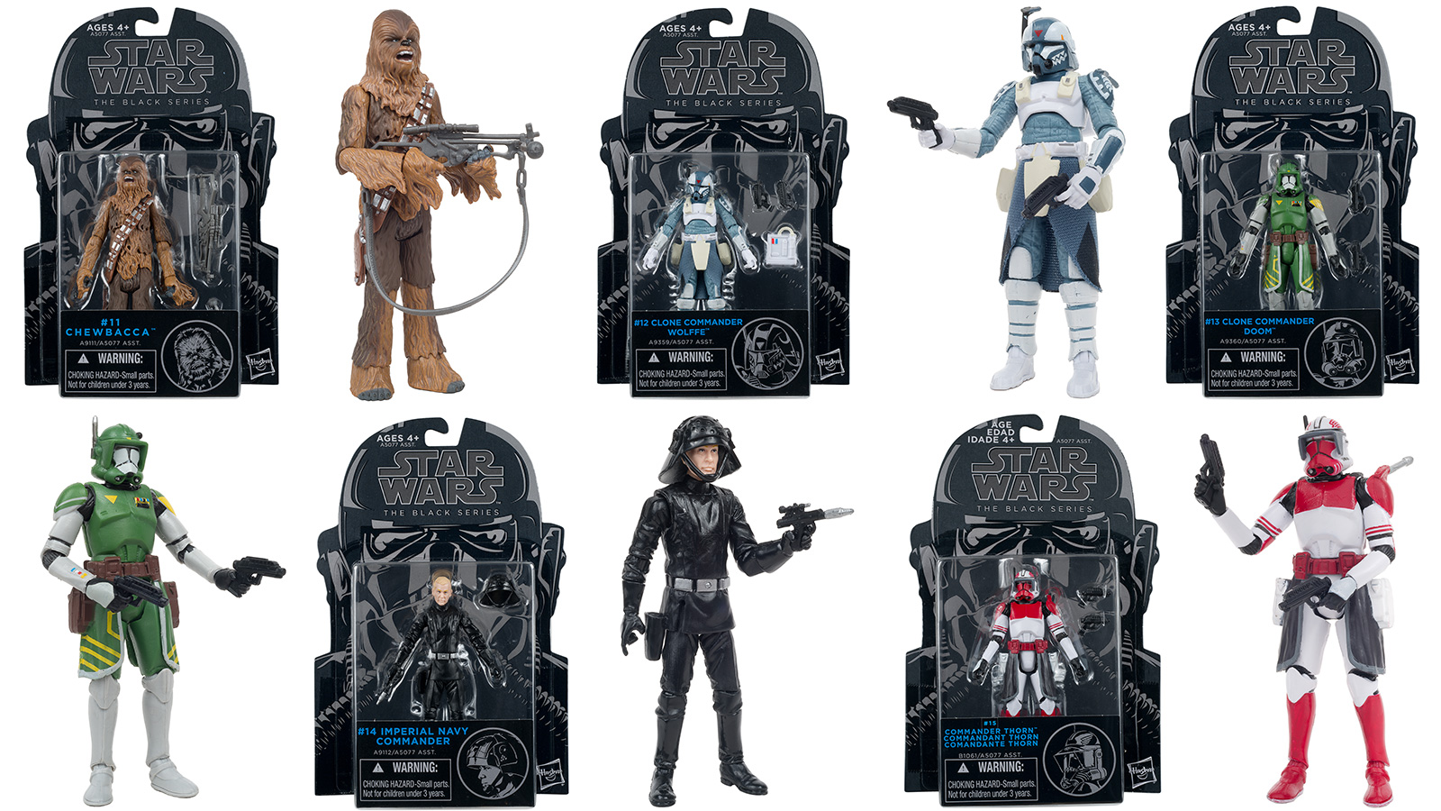 Photo Gallery Update - The Black Series 3.75-Inch (Blue Cards) #011 - #15 Figures