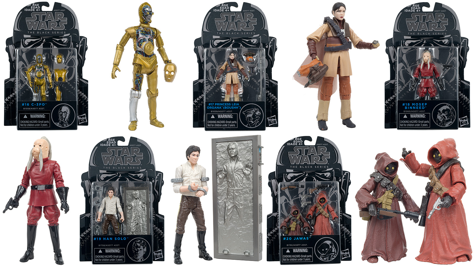 Photo Gallery Update - The Black Series 3.75-Inch (Blue Cards) #16- #20 Figures