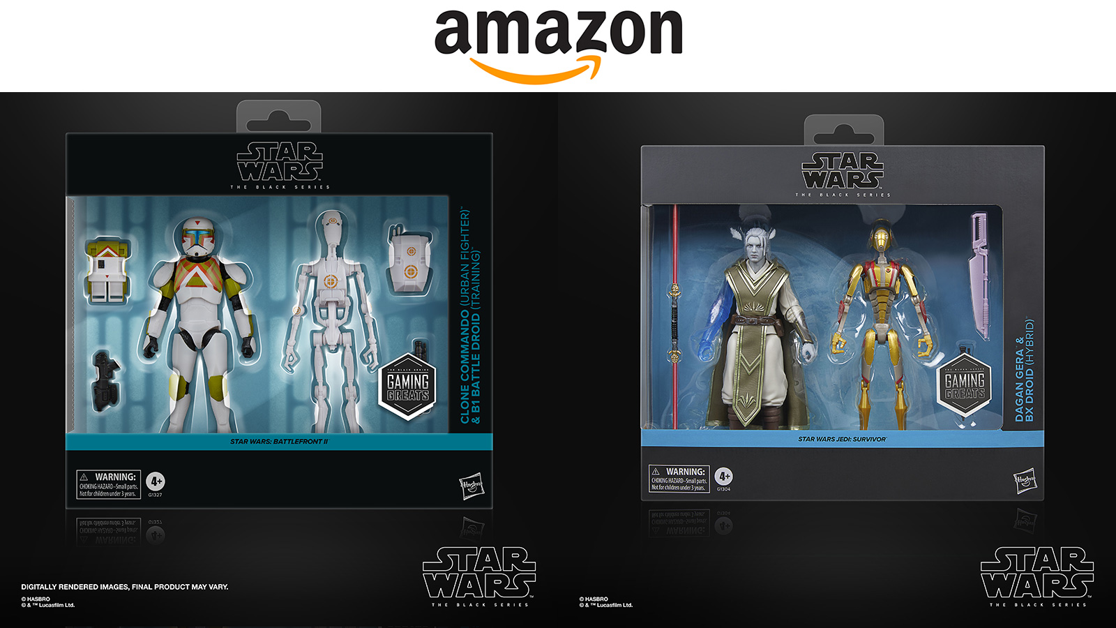 Preorder Now - Amazon Exclusive TBS 6-Inch Dagan & BX Droid / Commando & Battle Droid Sets