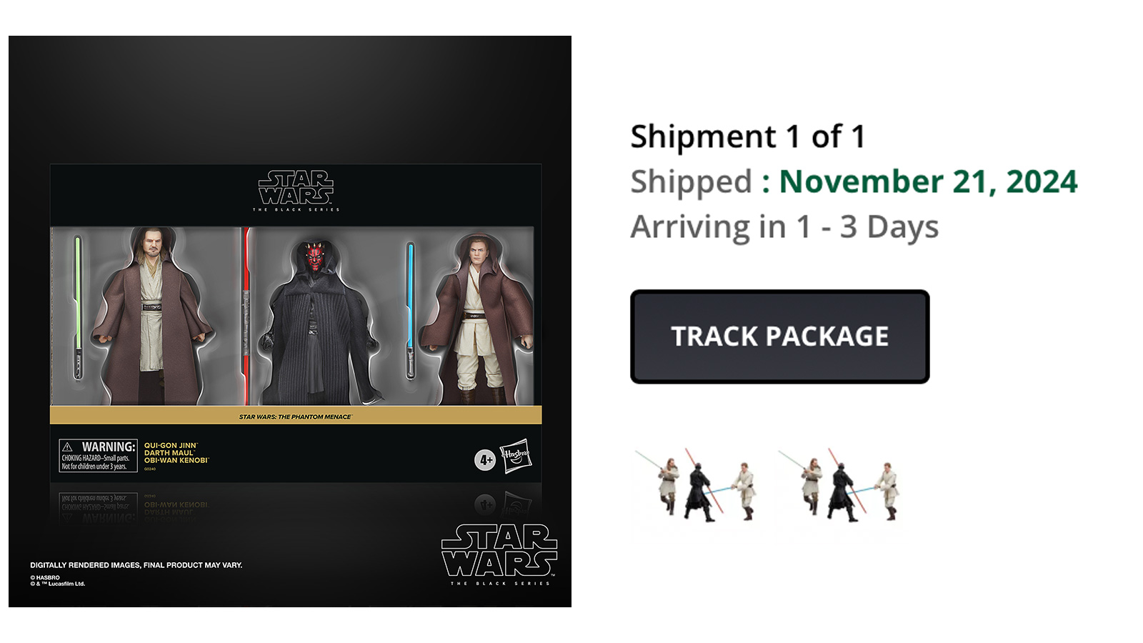 GameStop Finally Shipping Exclusive TBS The Phantom Menace Set