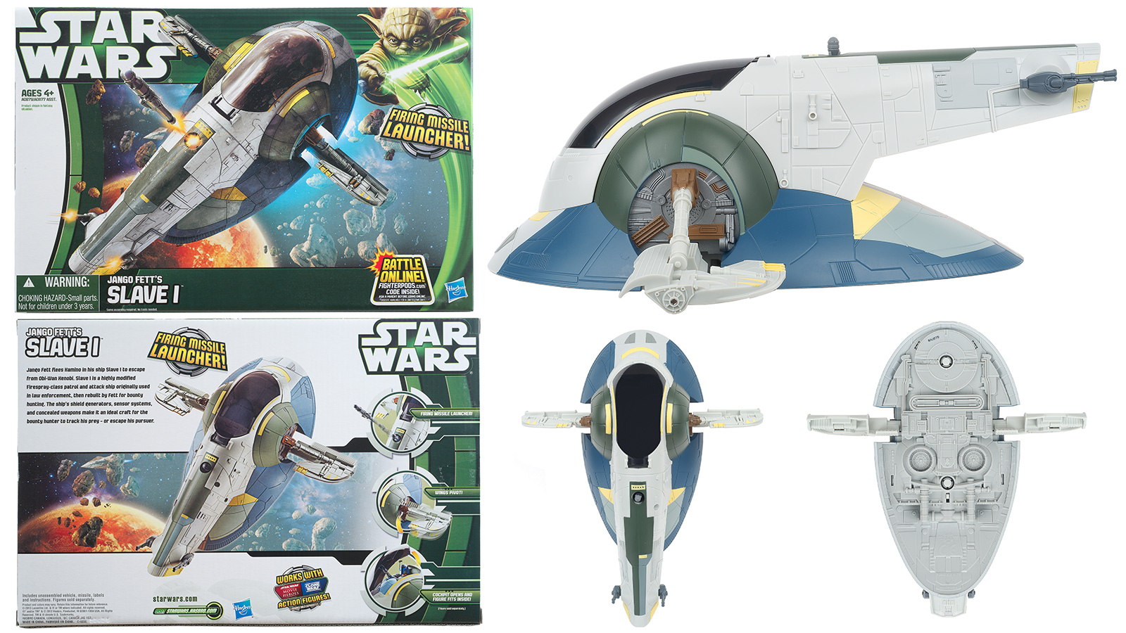 Photo Gallery Update - 2013 Movie Heroes (Green) Jango Fett's Slave I