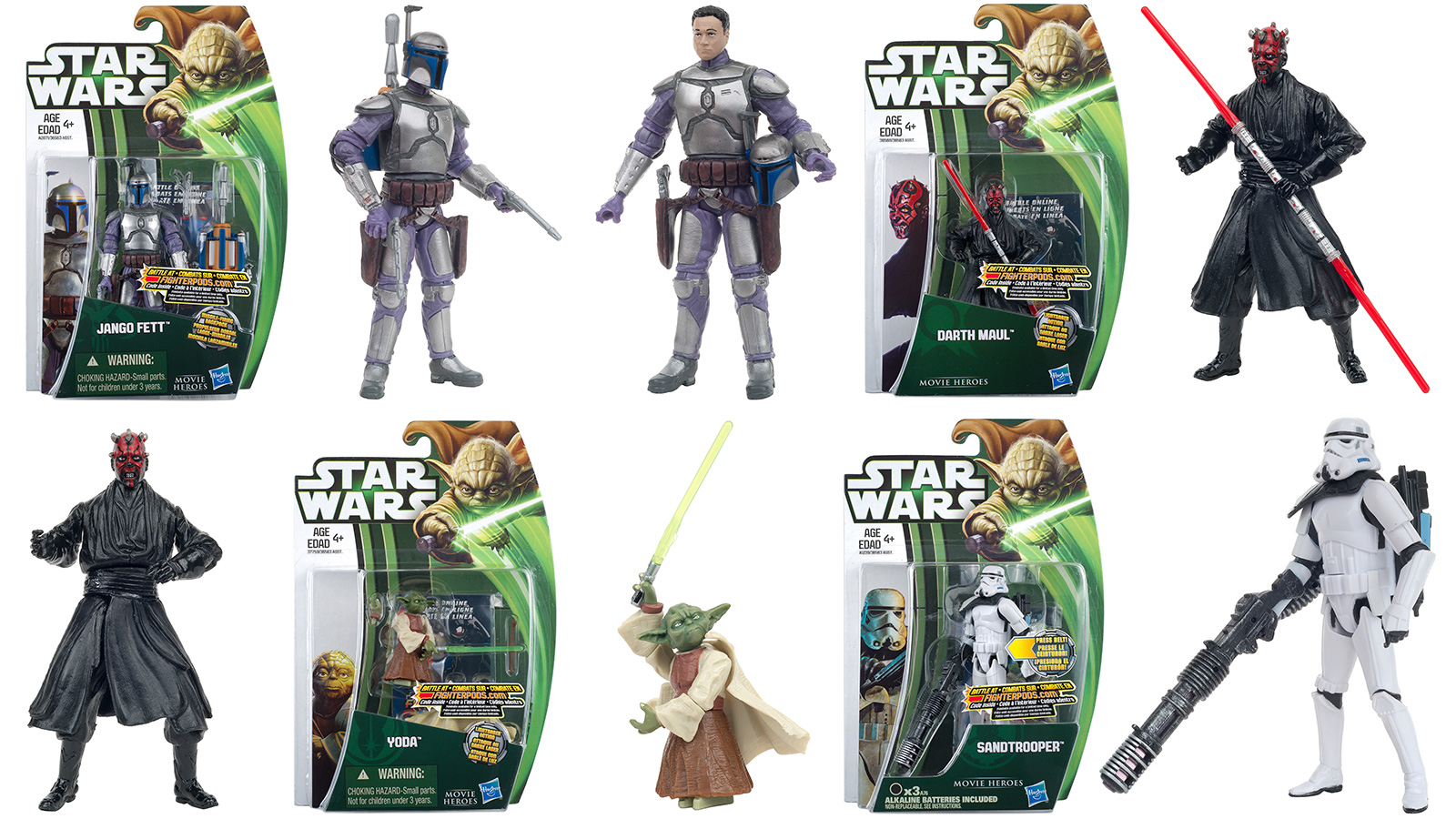 Photo Gallery Update - (Non USA) Exclusive 2013 Movie Heroes (Green) 3.75-Inch MH06 - MH09 Figures