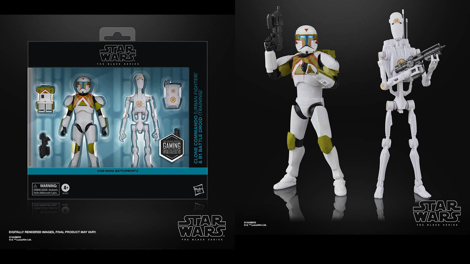 Press Release - Exclusive TBS 6-Inch Clone Commando & B1 Battle Droid Set