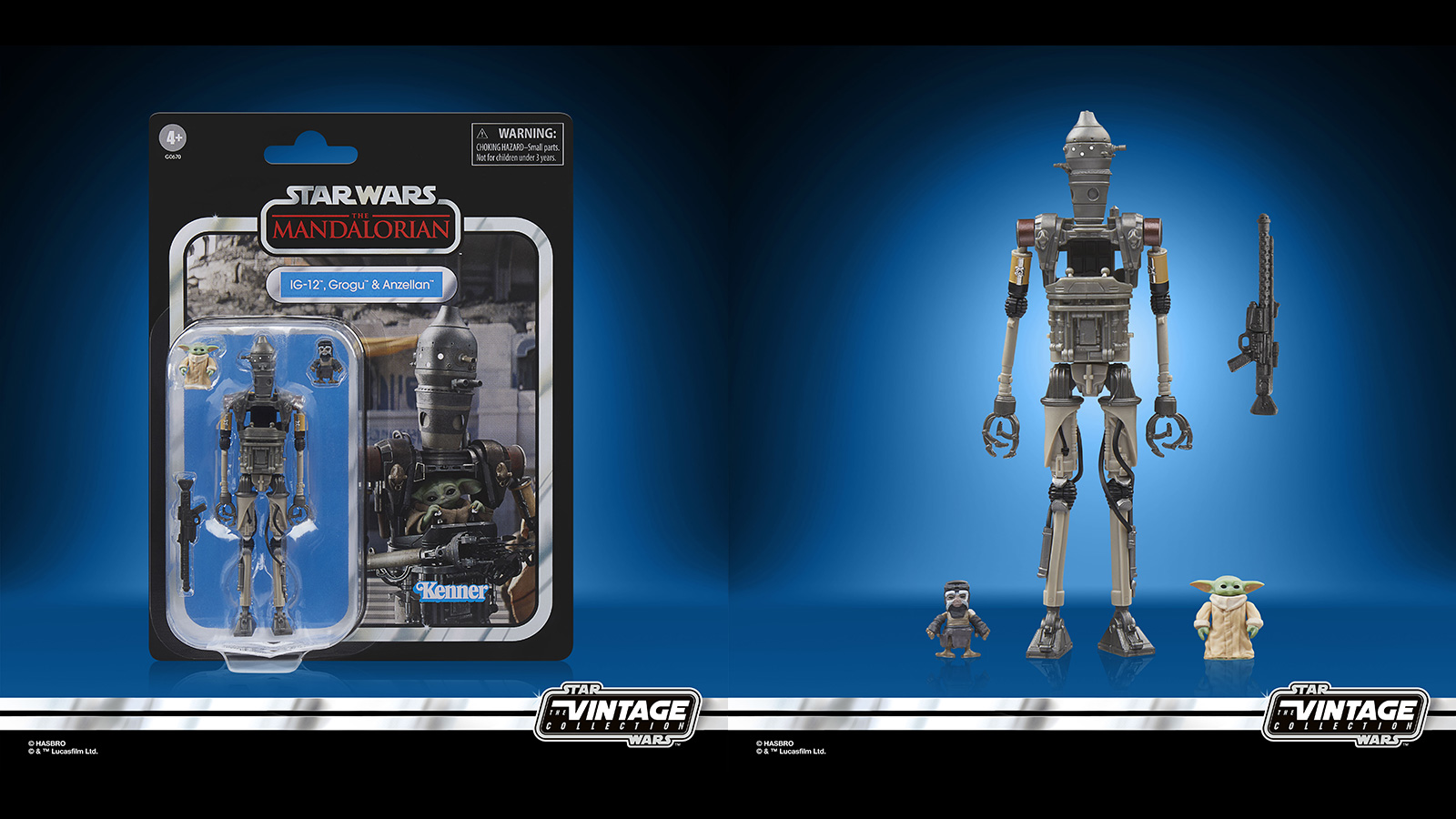 Press Release - TVC 3.75-Inch Deluxe IG-12, Grogu & Anzellan Set