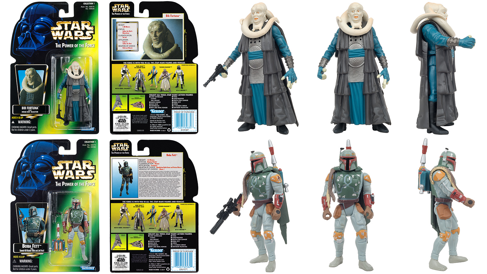 Photo Gallery Update - The Power Of The Force (Green) Bib Fortuna & Boba Fett