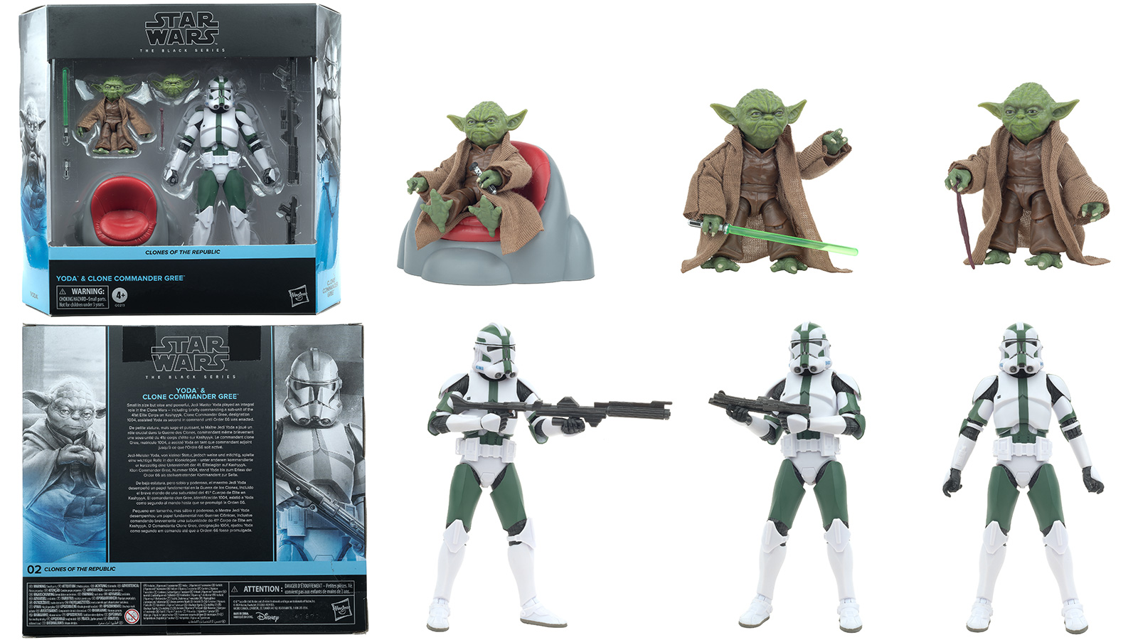 New Photos - Exclusive The Black Series 6-Inch Yoda & Clone Commander Gree