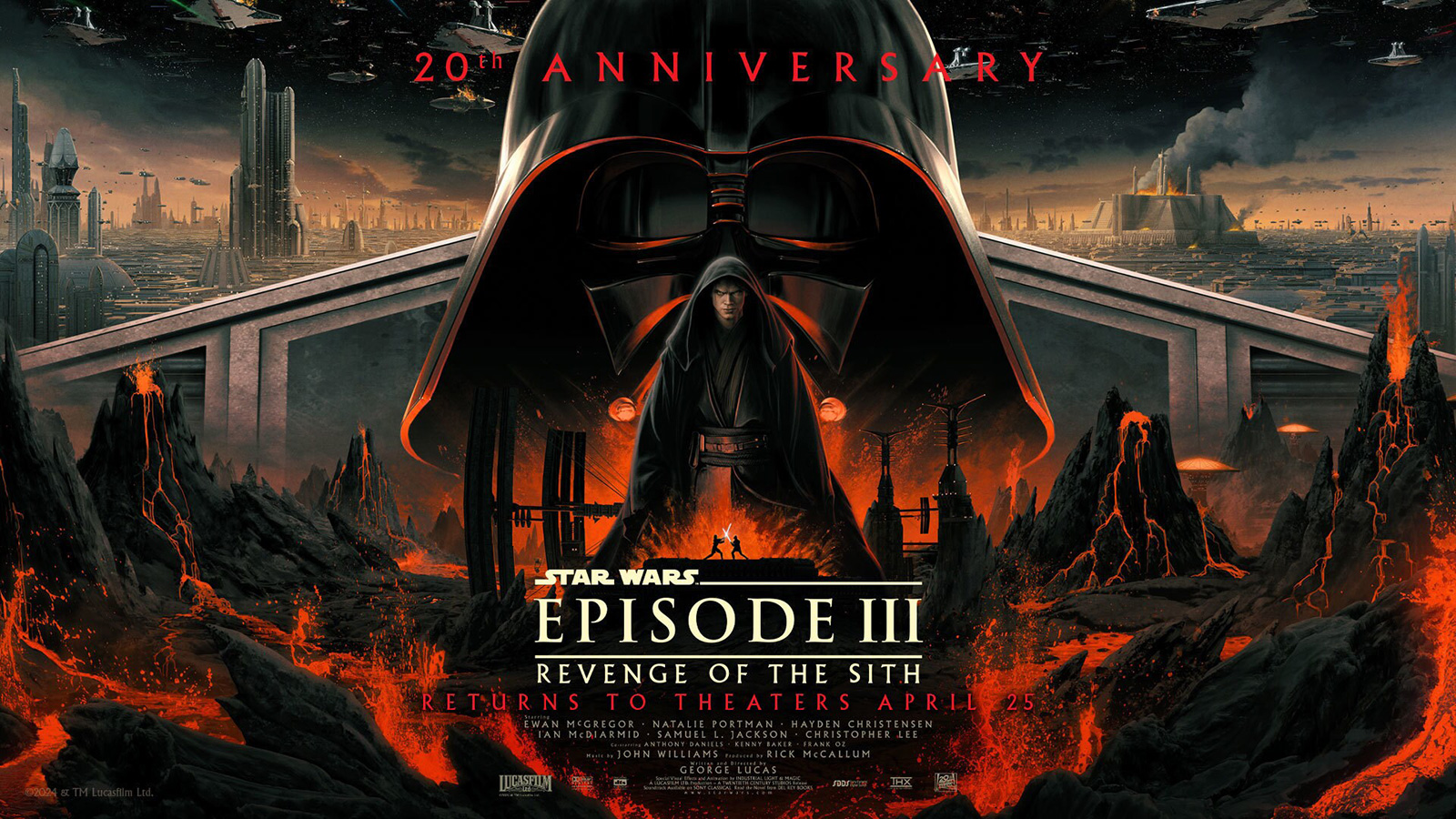 Revenge Of The Sith Returns to Theaters 4/25/25