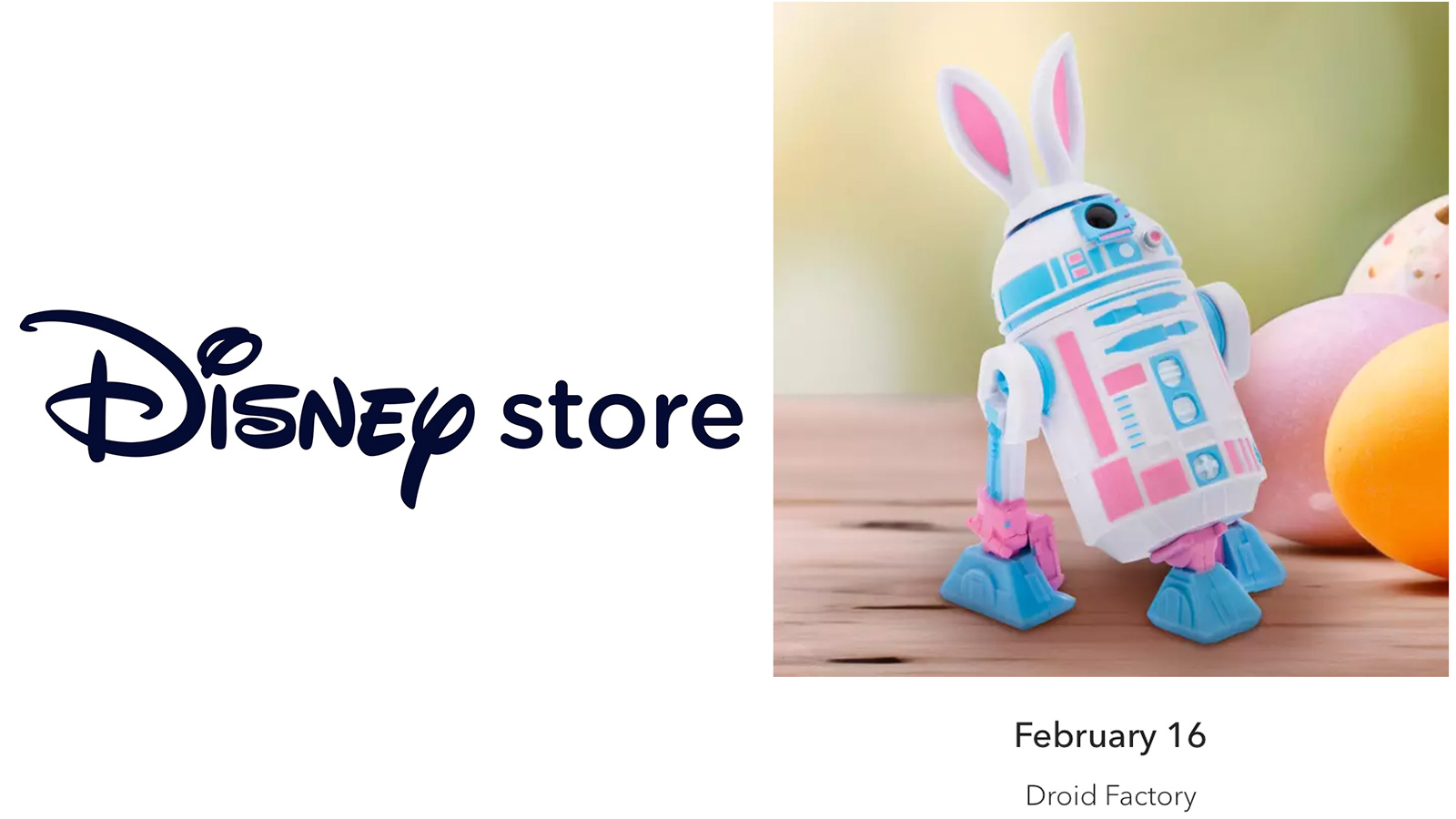 New Disney Droid Factory R2-BNE Droid Available 2/16/25 At Disney Store