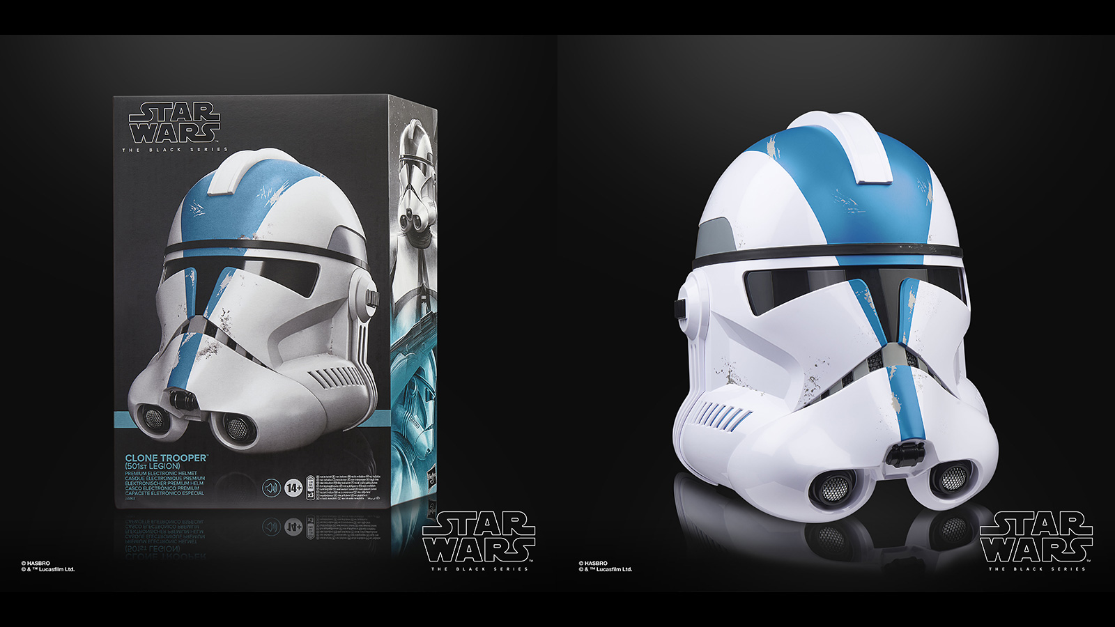 Press Release - The Black Series Clone Trooper (501st Legion) Electronic Helmet