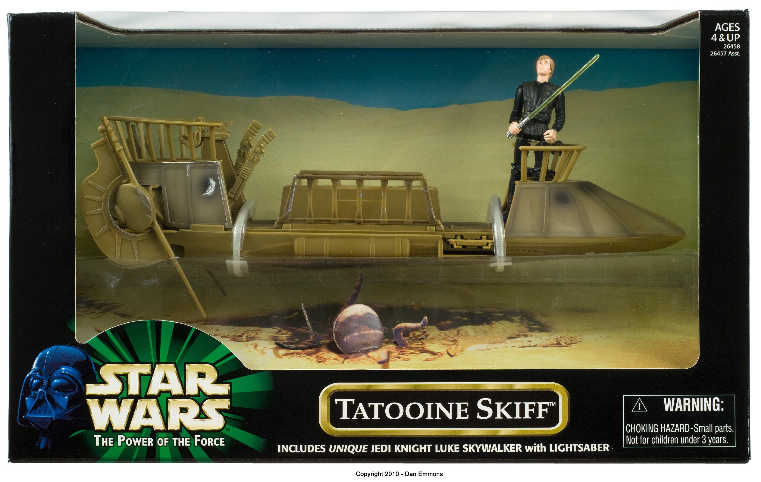 The Power Of The Force - Green - Vehicle - Exclusive - Tatooine Skiff