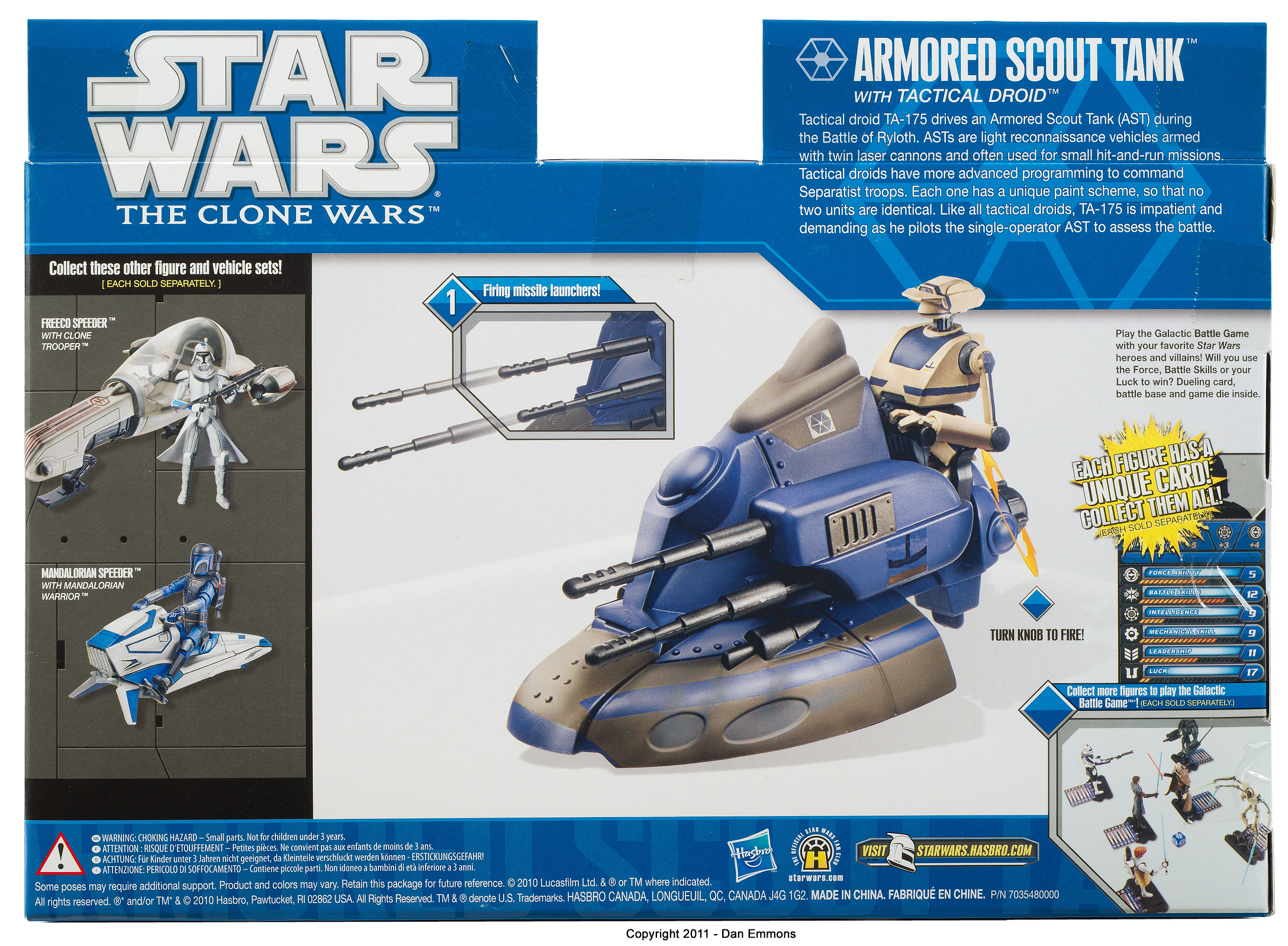  STAR WARS EPISODE I  ARMORED SCOUT TANK w/ BATTLE