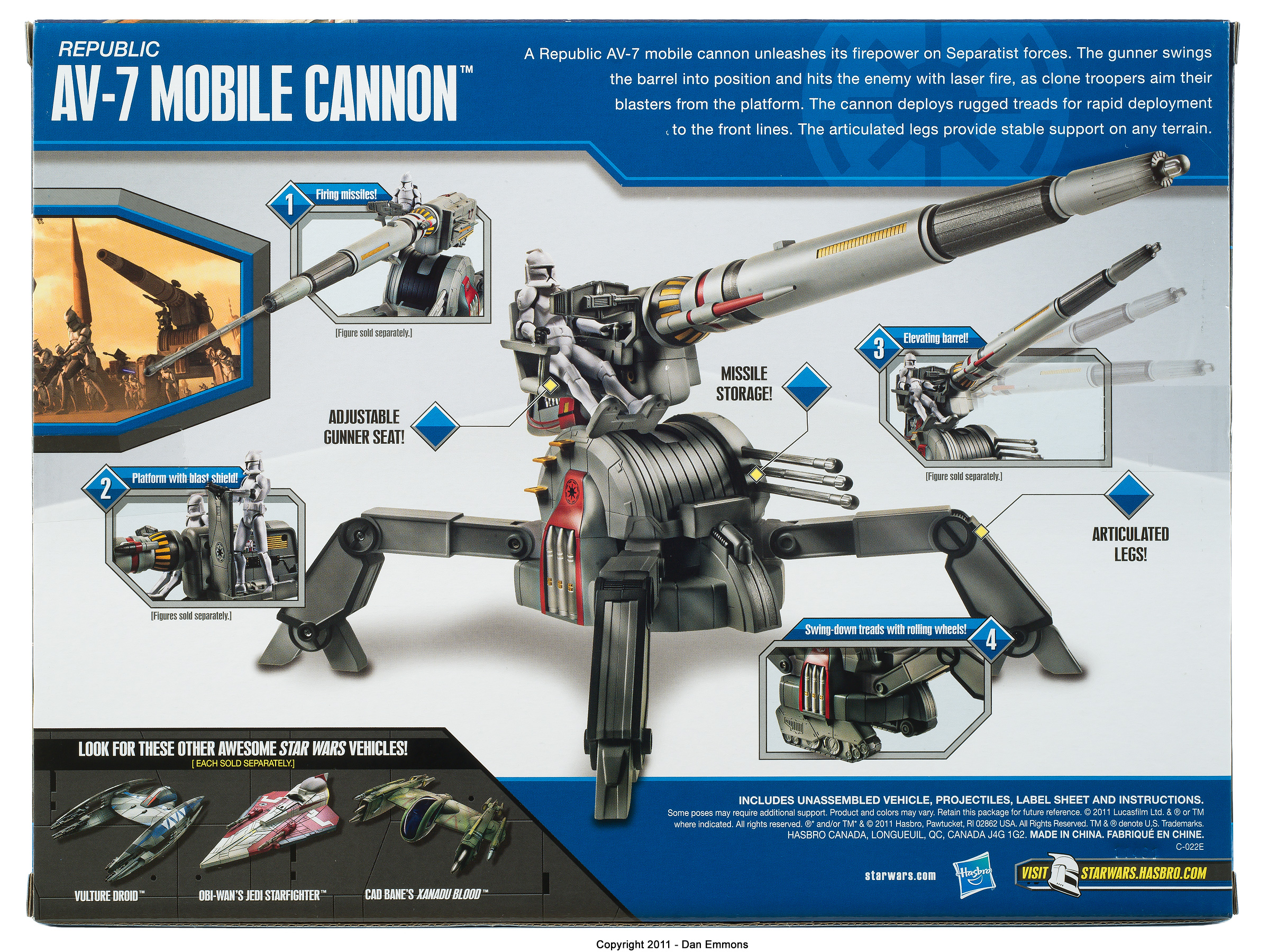 Republic AV 7 Mobile Cannon Star Wars Collector