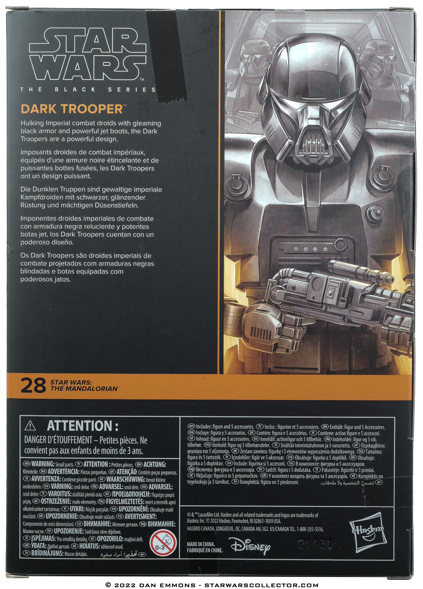 The Black Series 6-Inch Colorways Deluxe 28: Dark Trooper