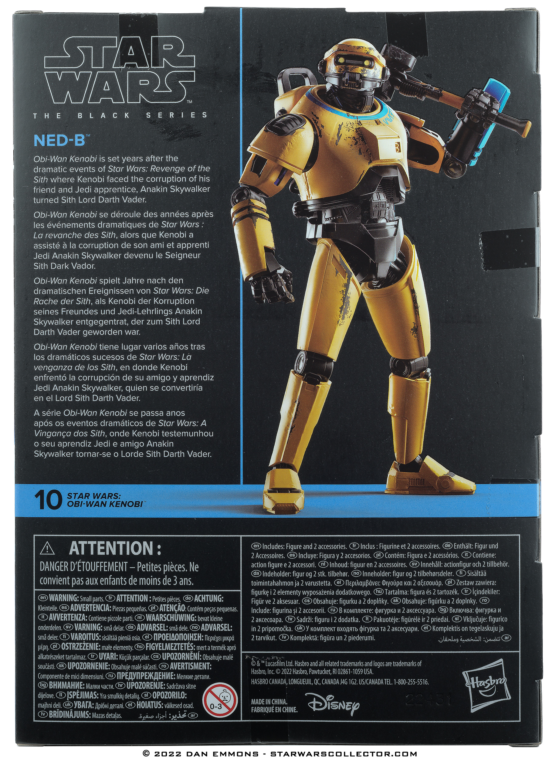 The Black Series 6-Inch Colorways Deluxe 10: NED-B