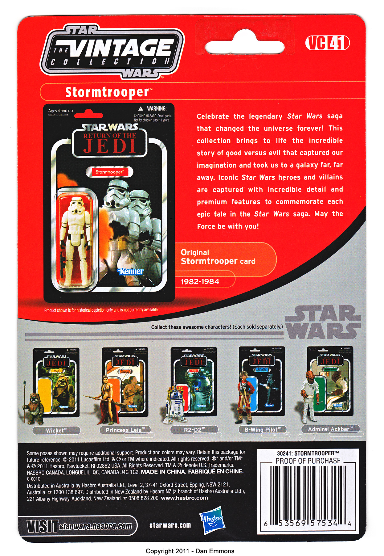 The Vintage Collection - VC41: Stormtrooper - Variation - Return Of The Jedi Card Back