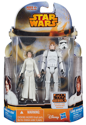 Rebels & Saga Legends - Mission Series - MS20 Princess Leia And Luke Skywalker (Stormtrooper Disguise)